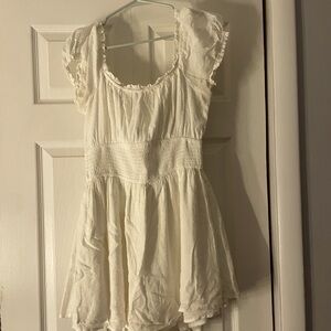 White hollister dress